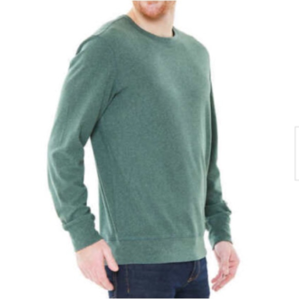 Boston Traders Men's Soft Forest Green Crew Neck Sweatshirt NEW!